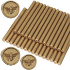 Wax Seal Sticks Antique Gold, Mini Wax Seal Gun Sticks Suit - Image 7