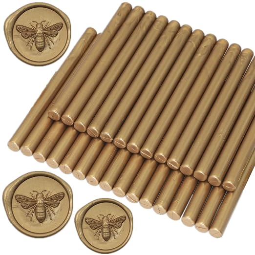 Wax Seal Sticks Antique Gold, Mini Wax Seal Gun Sticks Suit - Image 7