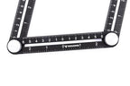 PEC Tools Professional Multi-Angle Measuring Ruler – Heavy Duty Metal Template - Image 4