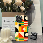 ZHEGAILIAN Case for iPhone 14 Pro Max, Geometric Colors Durable Shockproof - Image 7