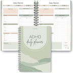ADHD Daily Planner for Neurodivergent Adults by Templatables