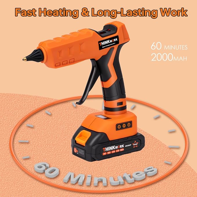 THINKWORK 20V Cordless Glue Gun - Image 3