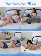 QUEEN ROSE Cooling Body Pillow, Full Body Support Pillow - Image 6