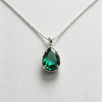 Emerald Green Color Cubic Zirconia Loose Beads Unset - Image 4
