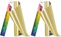 HTVRONT HTV Heat Transfer Vinyl Roll- 12" x 8ft Gold HTV Vinyl by HTVRONT