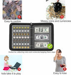 576 Pockets Coin Collection Album Book & 60 Pockets Currency Sleeves Paper Money - Image 6