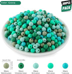 300Pcs Silicone Beads 9mm Mix Color, Bulk Silicone Beads 9mm - Image 2