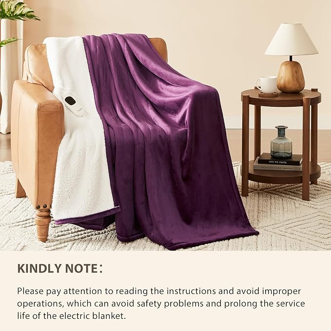 Homemate Heated Blanket Electric Throw - Image 6