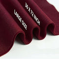 Burgundy Felt Fabric 36" x 72" 1.6mm Thick Large Craft Sheet | Soft, Flexible by MEDIANER
