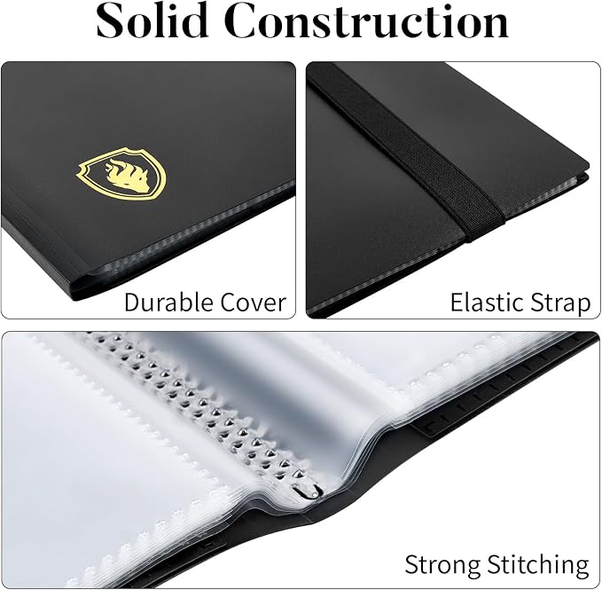 Card Binder 9 Pocket, Fabmaker 396 Pockets Trading Card Binder, Premium - Image 2