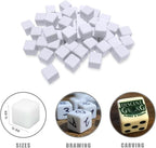48 PCS 16MM Blank White Dice for Board Games, and Teaching - Image 2