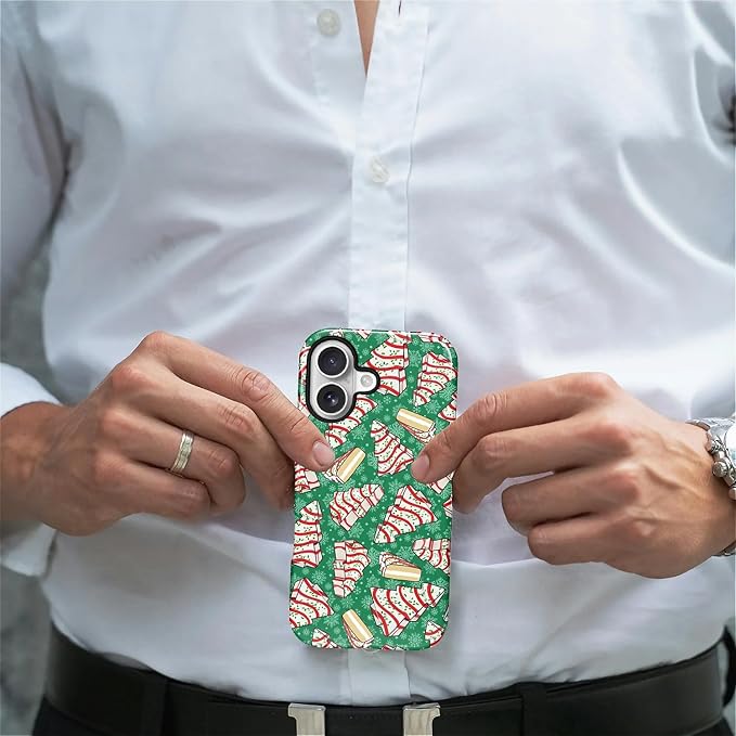 Case for iPhone 17, Scratch Resistant Hybrid Double Layer Hard Shell，Christmas - Image 6
