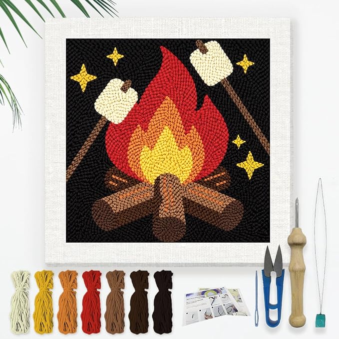 Doodlream Campfire with Marshmallows Needle Kit by Doodlream