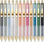Linbsunne Gel Pens Black Ink Pen 0.5mm fine Point Pens Smooth Writing by Linbsunne