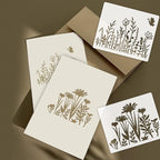 16 Pieces Wildflower Stencils for Painting, Reusable Small Spring Wild Flower - Image 4