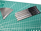 9mm Snap Off Utility Knife 5 Pack High Hardness Retractable Box Cutters - Image 7