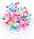 100pcs Star Polymer Clay Spacer Beads - Image 3