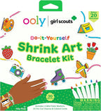 Ooly x Girl Scouts 30 PC DIY Shrinking Art Bracelet Kit by Ooly