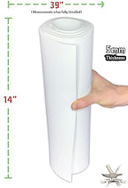 Shape Retention EVA Cosplay Foam 5mm 14x39 inch White or Black High Density EVA - Image 4