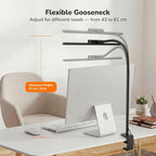 Lepro Led Desk Lamp for Home Office, Metal Architect Lamp - Image 5