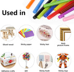 ENPOINT Colored Hot Glue Sticks, EVA 12 Colorful Adhesive Purpose Glue Stick - Image 6
