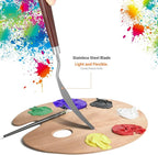 5pcs Palette Knife, Stainless Steel Spatula Palette Knife set, Pallet Knife - Image 4