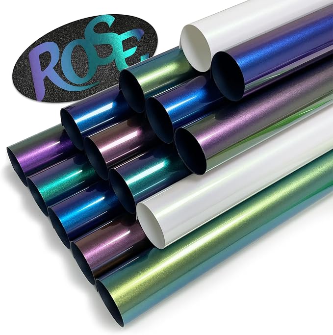 Chameleon HTV Heat Transfer Vinyl Bundle 14 Packs 12"x10" Iron On Vinyl by MEVOREW