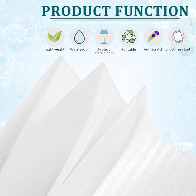 50 Pack Foam Pouches 8x8 Inch, Cushion Foam Pouches - Image 5