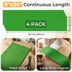 IONTACH 9" X 36" Soft Felt Sheets 1.6mm Thick | Acrylic Felt Fabric - Image 2