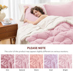 MUXHOMO 5 Pieces Twin Comforter Set, Reversible Bed in a Bag Twin Size - Image 4