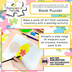 Hygloss 8 Blank Person-Shaped Puzzles - Image 3