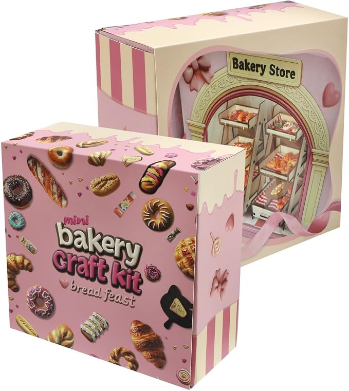 iLAND Craft Sets for Girls Ages 8-12 Creative Clay Bakery Crafting Kit - Image 8