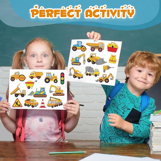 Labeol Diamond Art Kits for Kids Boys and Girls Ages 6-8-10-12 Easy to DIY - Image 5