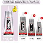 3.7oz B7000 Rhinestone Clear Glue - Image 2