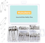 Huhuhero 160Pcs Safety Pins, Large & Small Safety Pins by Huhuhero