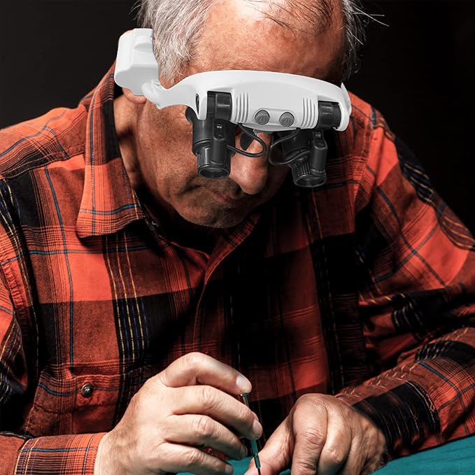 Hands Free Head Magnifying Glasses, Magnifier - Image 8