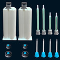 2 epoxy Resin Gun Barrels, 8 nozzles of 3 Different Specifications, by Unknown