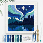 Doodlream Aurora Night Scene Needle Kit by Doodlream
