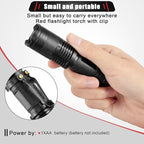 Honoson Red Light Flashlight LED Single Mode Torch 1 Mode Scalable Red Lens - Image 4