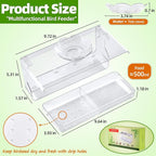 WENMIXER Window Bird Feeder - Image 5