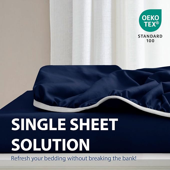 Cathay Home Twin Fitted Sheet - Image 2
