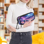 Wolf Howling Moon Lightning Pencil Case Box Boys Girls Large Pencil Pouch - Image 7