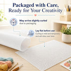 YOUNTHYE 15 PCS 10 Count Plastic Canvas Sheets, 10.2 x 13.2 Inch Plastic Mesh - Image 7