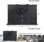 JJRING Dacron Light Weight Art Portfolio Tote Bag, and Drawing - Image 2