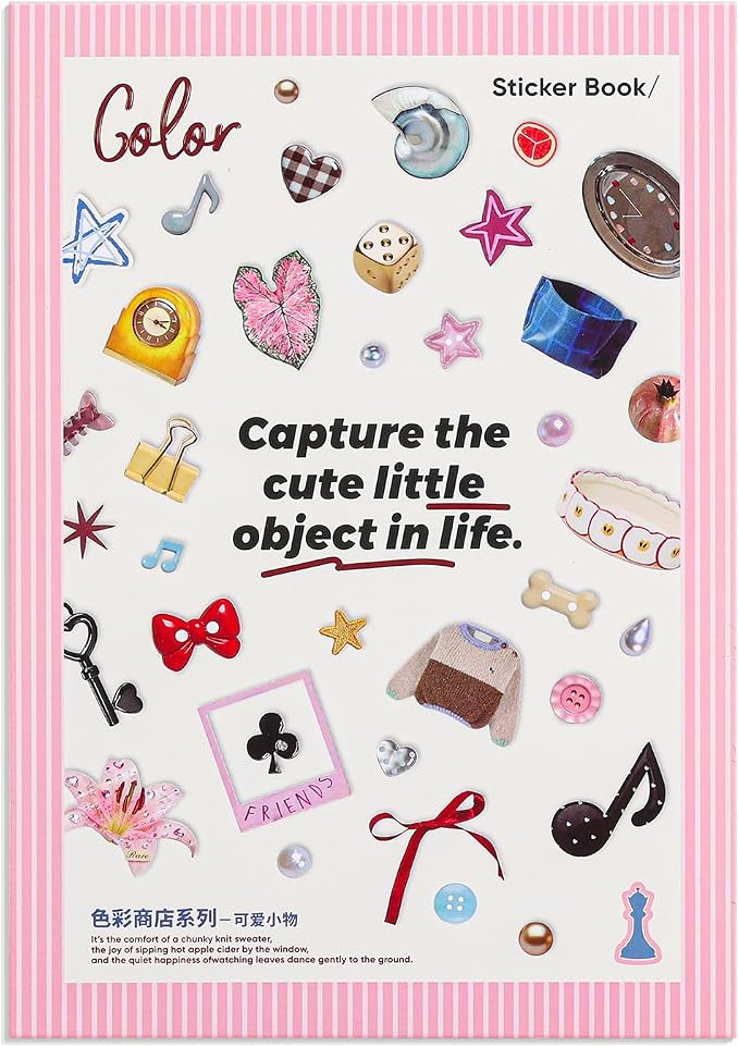 Girl's Korean Sticker Book, Food and Daily Life Theme by Unknown
