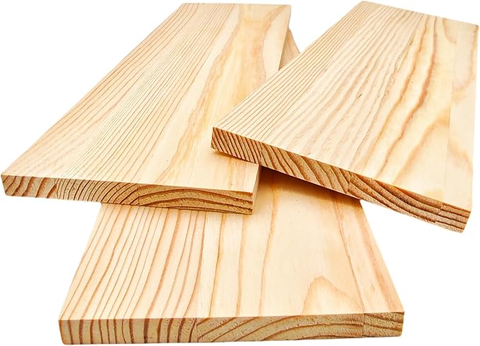3PCS Rectangle Wood Boards Unfinished Wood Blocks by Anktily