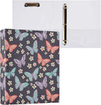 Butterfly Insect Flower Round Ring Binders 1.5 Inch Biology Botany Natural - Image 8