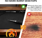 Silicone Soldering Mat with Soldering Stand, Heat Resistant 932°F, Large 20x14 - Image 3