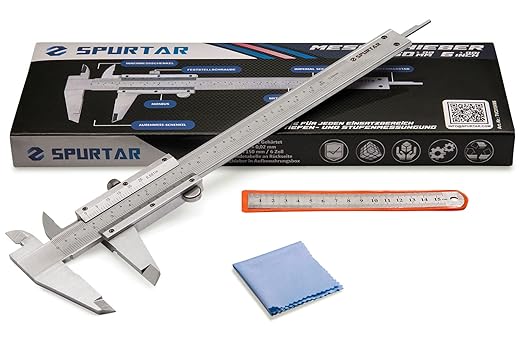 Spurtar Vernier Caliper Measuring Tool 6 inch/150mm, Non Digital Calipers | - Image 3