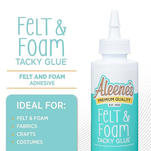 Aleene's Felt and Foam Glue, Strong Bond Tacky Glue, Felt and Fabric, 4 lf oz - Image 8